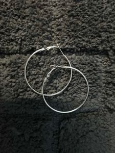 Silver Hoop Earrings