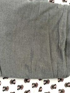 Gray Straight Pants