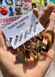 Korean Earrings Combo Card