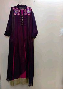 Designer Double Colour Gown...