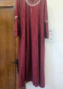Elegant Maroon Gown