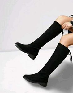 Black Suede Boots