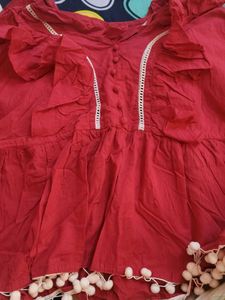 Magenta Top With M Size