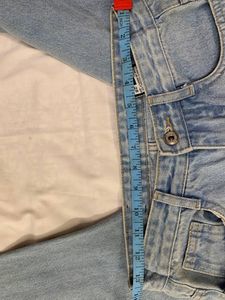 Ripped Straight Fit Jeans