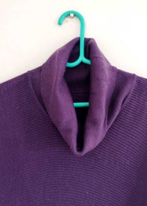 Purple Turtleneck Sweater
