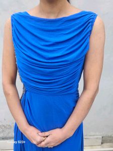 Royal blue Gown