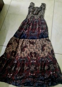 Vintage Japanese Art Classic Gown