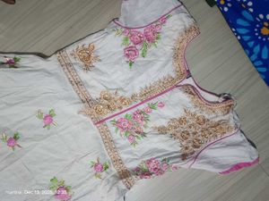 Floral Embroidered Ethnic Dress