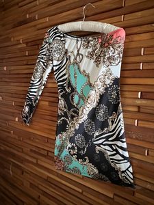 One Shoulder Mini Party Dress