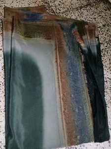 Crape Elegant Green Saree