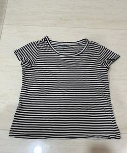 Striped Black And White Tshirt
