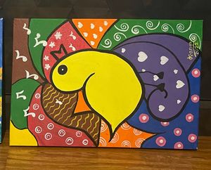 Set Of 2- New Canvas Painting Handmade