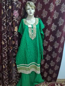Green Kurta Set