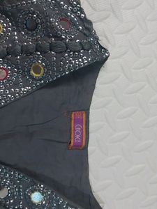 Mirror Work Gujarati Style Jacket