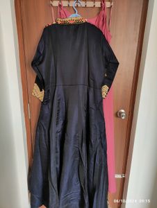 Kashmiri Embroidered Blue Anarkali Gown