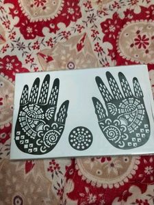 Beutiful Mehndi Stickers 1 Pair