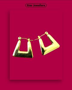 Golden Hoop Earrings