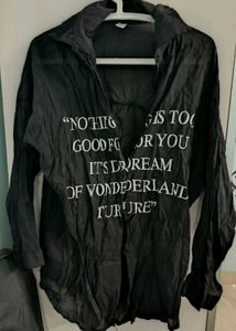 Emo Oversized Translucent Shirt