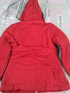 Red Winter Coat with Hood