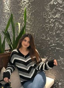 Striped Knit Sweater