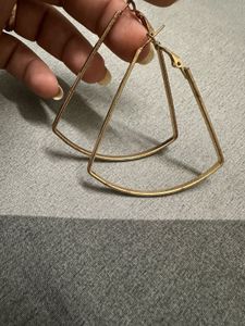 Triangle Hoop Earrings