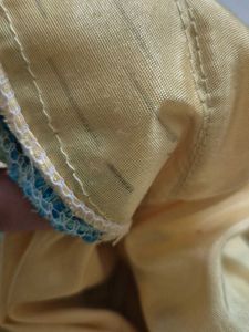 Yellow Kurta, With Silk Lining