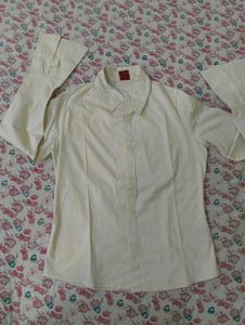 Unique Ivory Button-Down Shirt