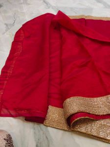 Organza  Saree With Blouse