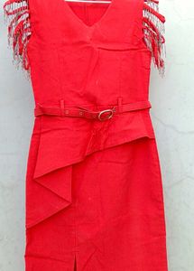 Red ♥️ Hot Dress For Party Or Any Occasion