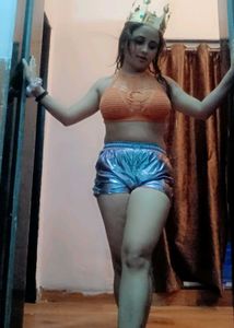 Orange Woollen Top Stylish And Ethnic
