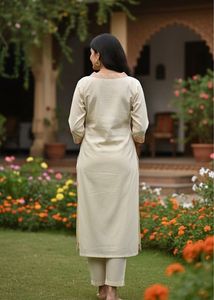 Elegant Embroidered Kurta Set