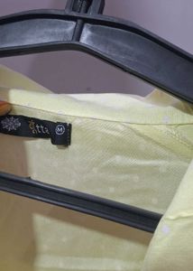 Lemon yellow shirt