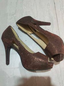 Shuz Touch Bronze Women Heel Clearance Sale