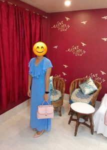 Pink Kurta With Dupatta + Blue Vero Moda Dress