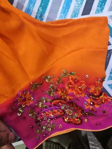 beautiful partywear saree
