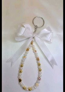 Cute Beaded Keychain Charm