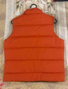Dual Olive &amp; Tangerine Puffer Vest