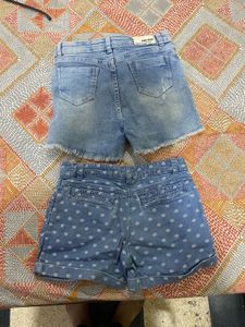 Cute Girls Denim Shorts (2)