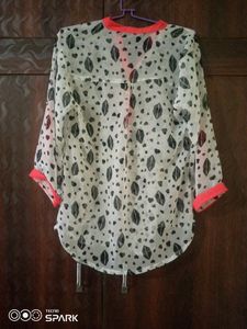 Sheer Tunic Top