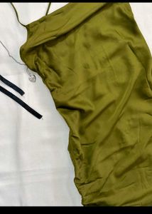 Olive Green Mini Dress