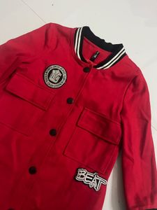 Red Varsity Style Dress