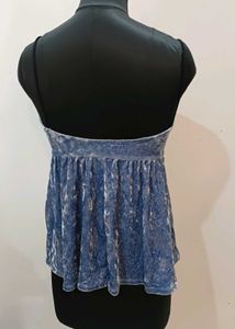 Blue Velvet Cami top 30 to 32 inch