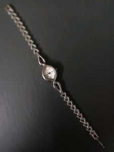 Silver-Tone Chain Watch