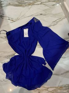 Chic Blue Party Dress