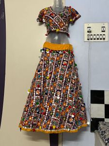 Embroidered Lehenga Choli Duppatta Set