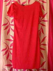 Red Bodycon Midi Dress