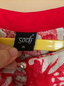 Soch Women Printed Straight Kurta
