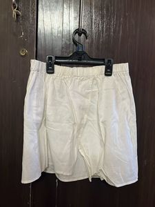 White Mini Skirt