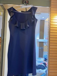 Elegant Navy Blue Dress