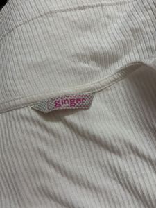 White Puff Sleeve Top